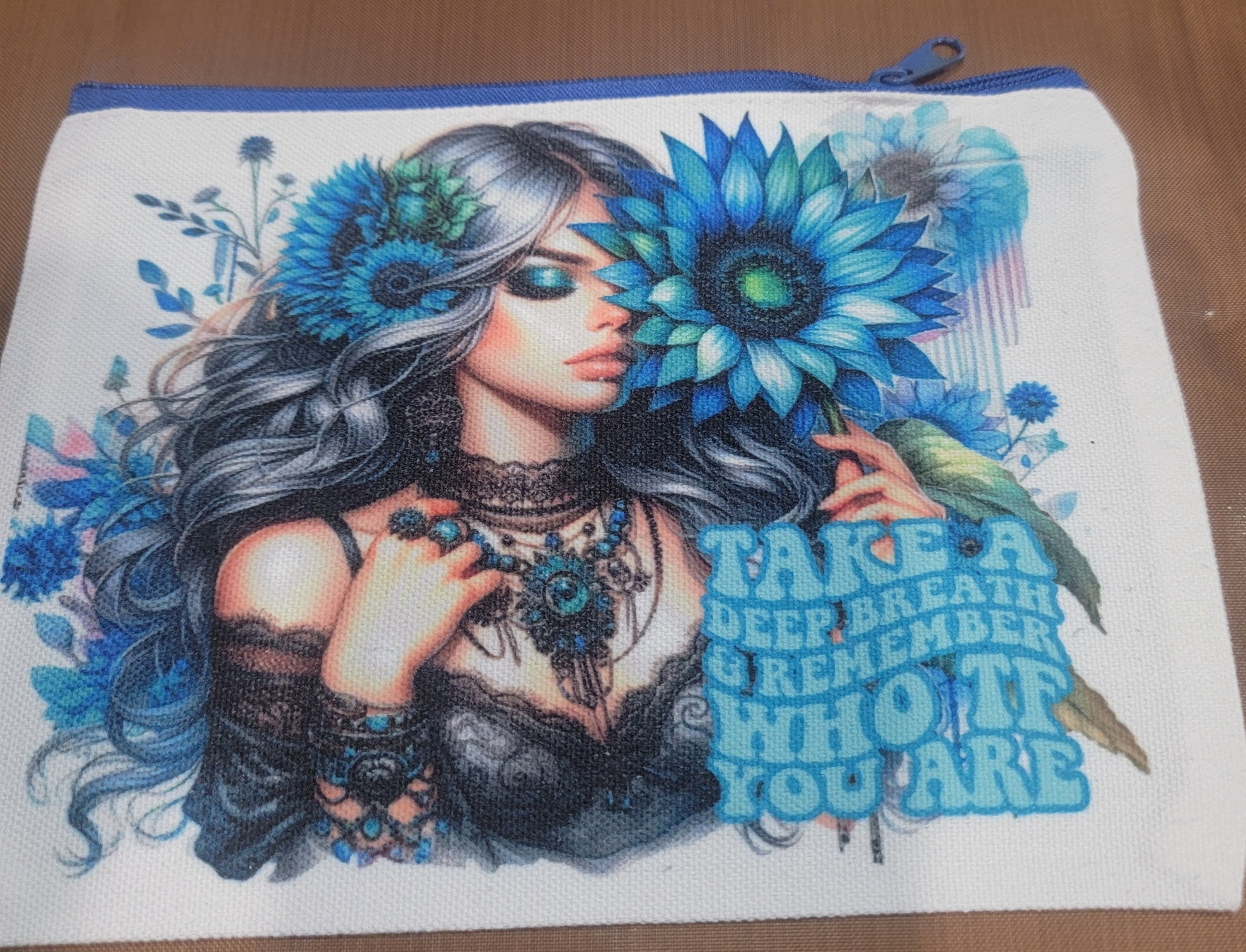 11x13 tote bag with makeupbag set