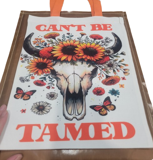 11x13 tote bag and makeup. Bag set