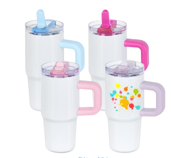 14oz handle and splash proof lid tumbler