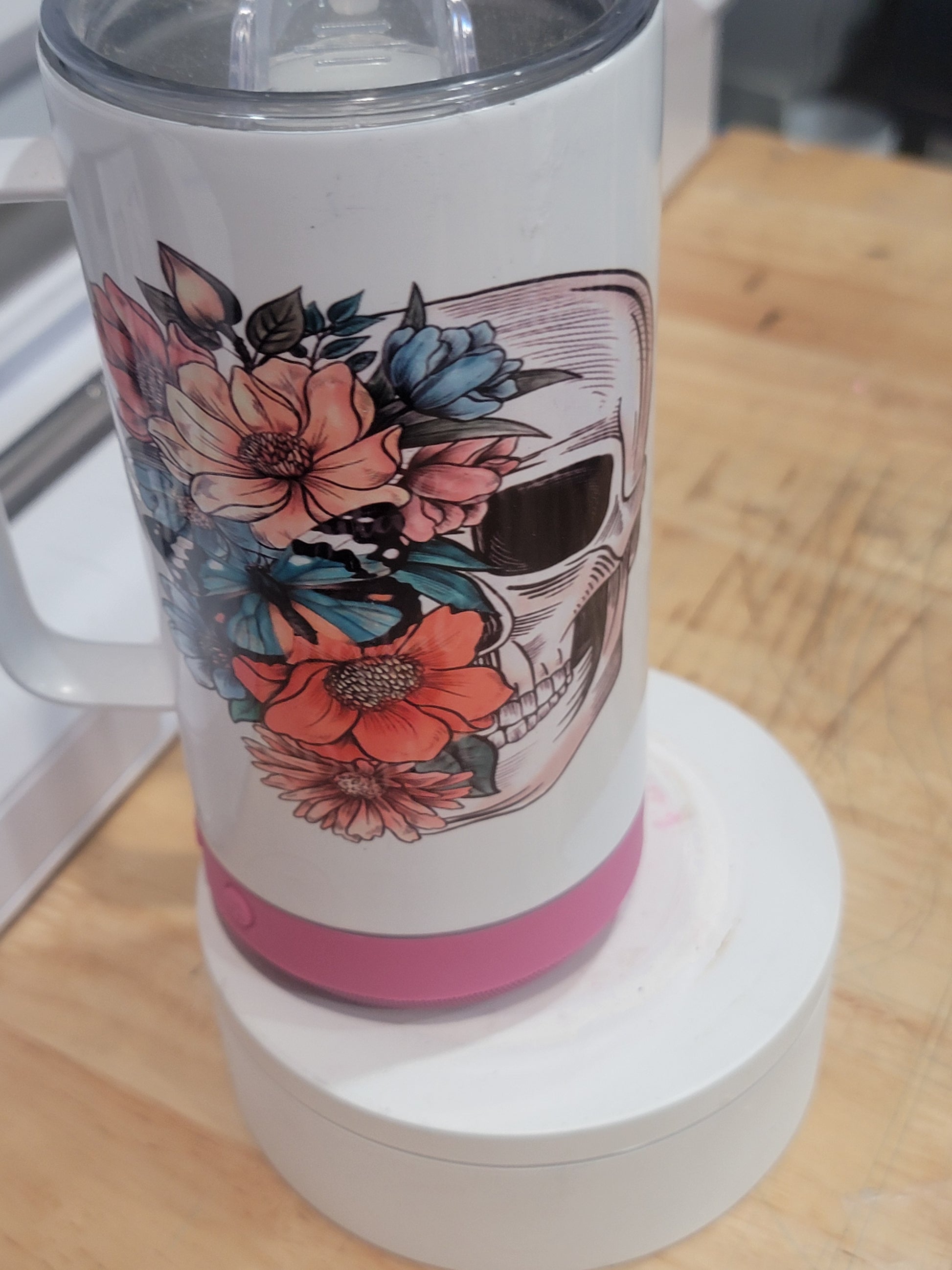 14oz bluetooth speaker tumbler with charger