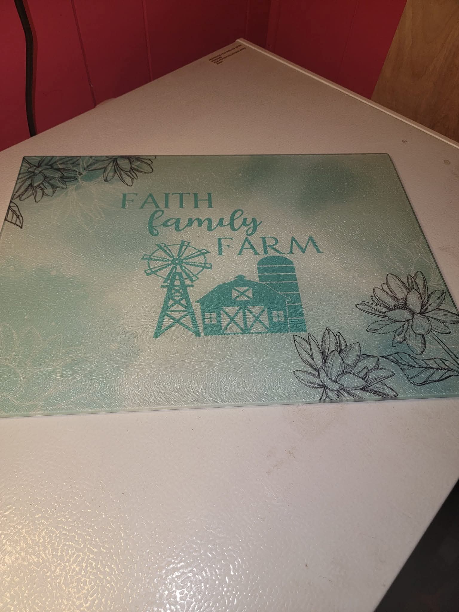 11x16 glass cutting board