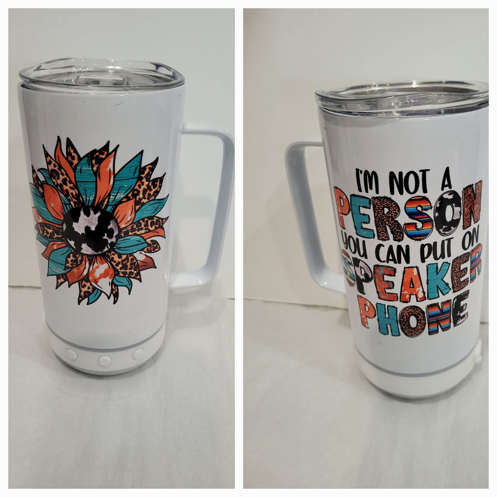 14oz bluetooth speaker tumbler