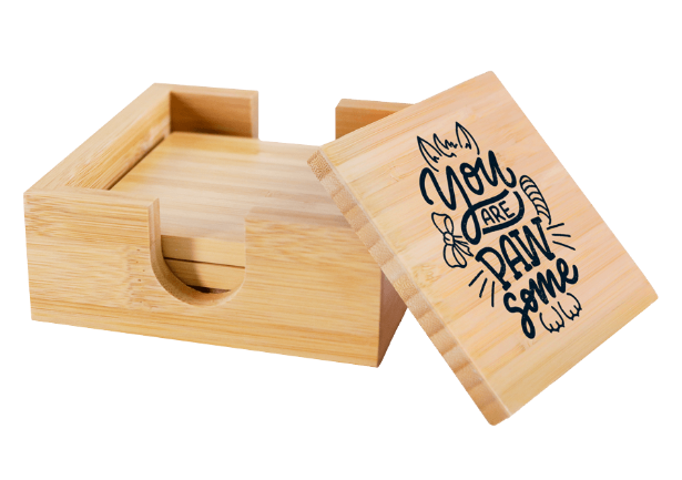 BAMBOO WOOD COASTERS