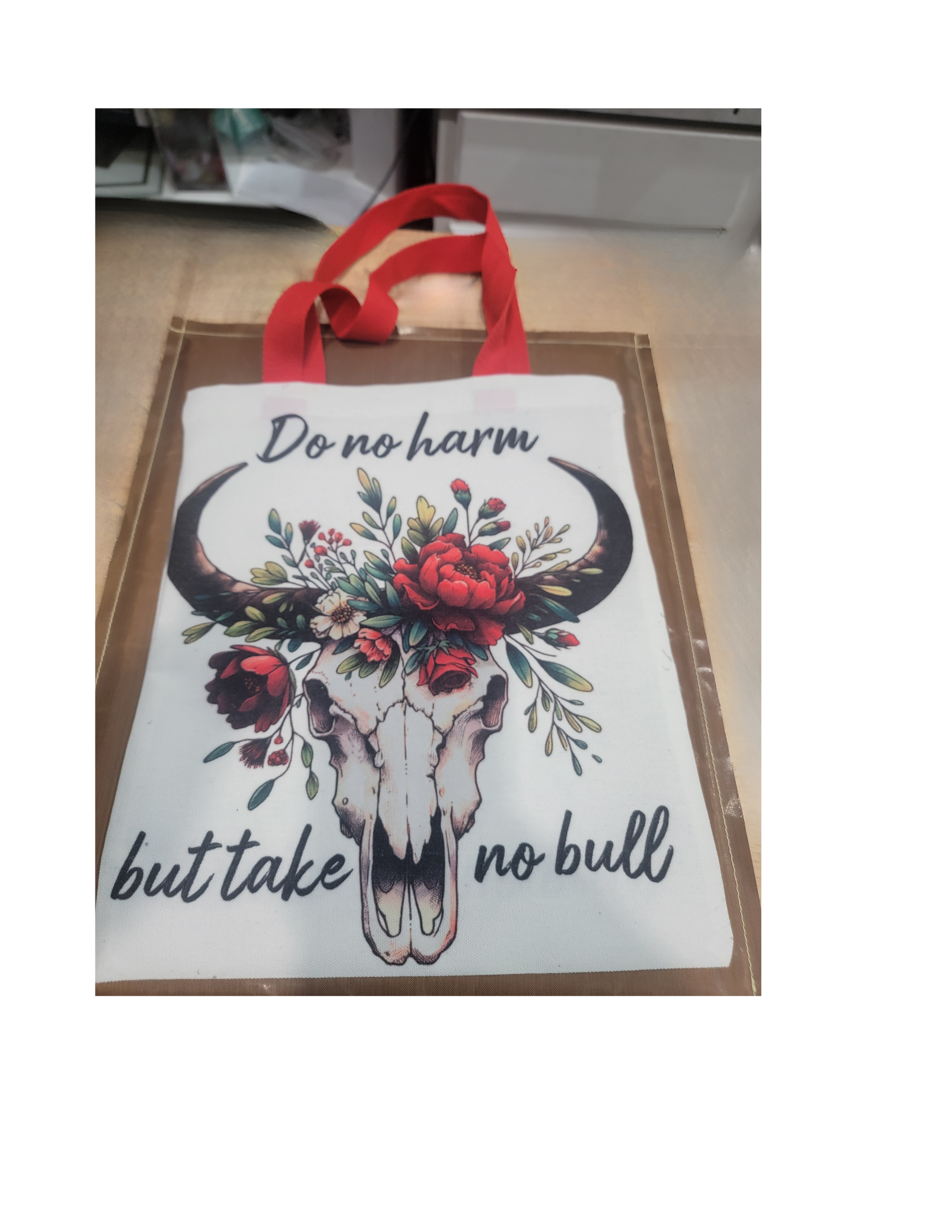 11x13 tote bag with makeup bag printed on both sides (Copy)