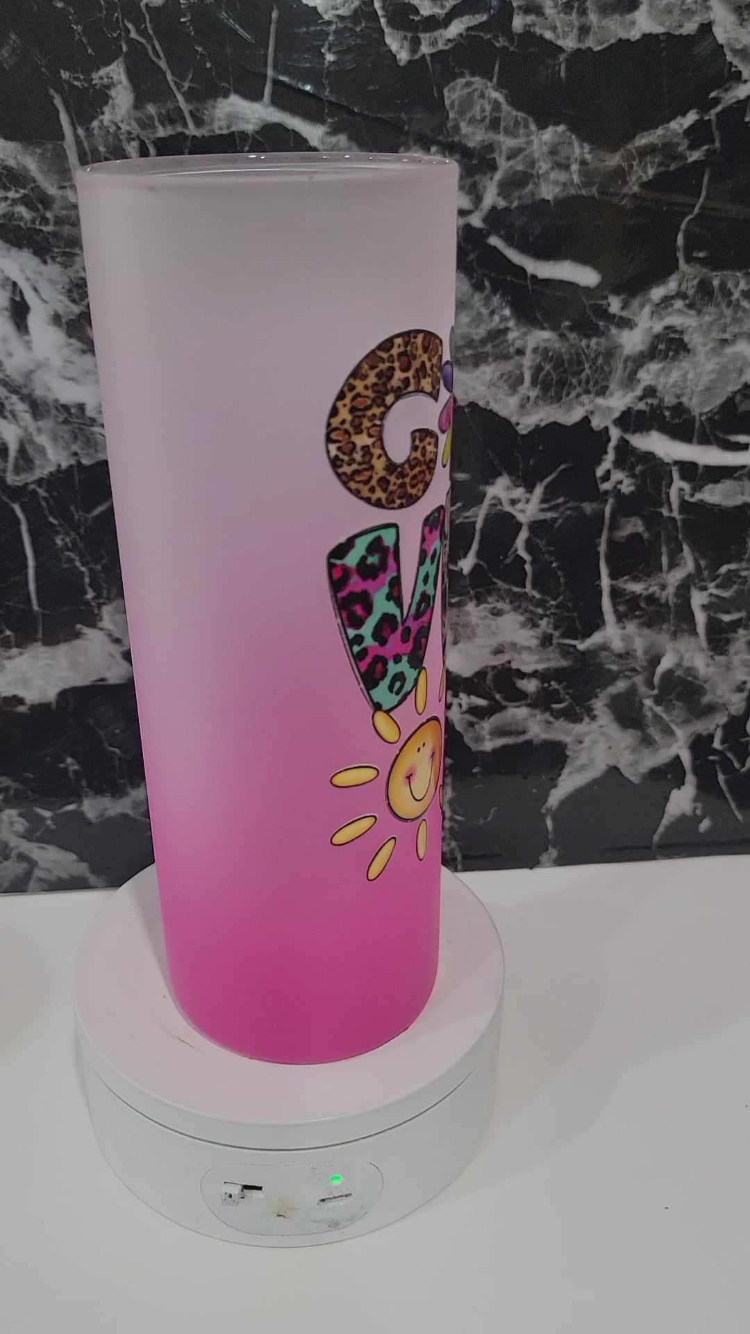 25oz glass tumbler